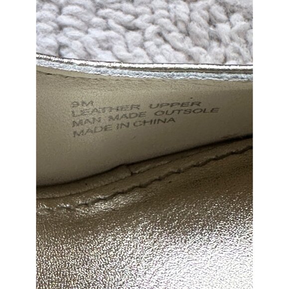 Lilly Pulitzer Size 9 Gold Metallic Kristin Wedge Peeptoe Sandal - Picture 10 of 16